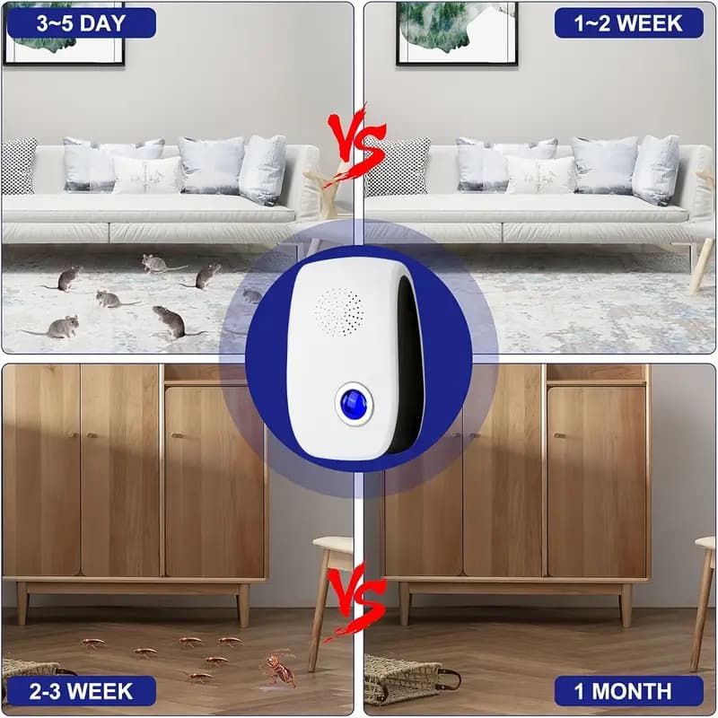 Ultrasonic Pest Repeller – Drive Away Mice, Cockroaches & Mosquitoes