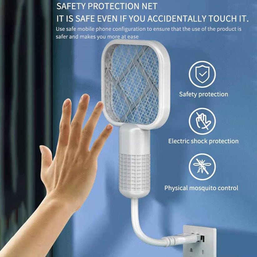 Electric Mosquito Killer Bat – Safe 5-Layer Protection, Instant Zap Technology