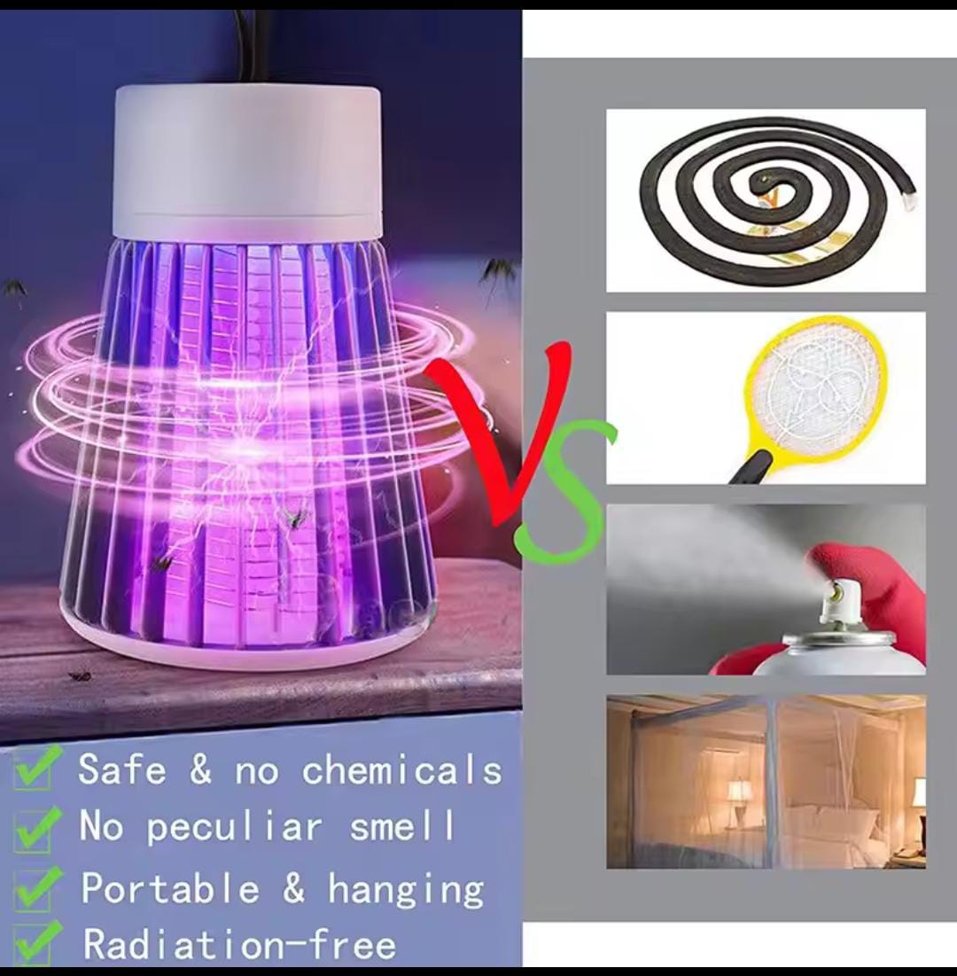 Portable Mosquito Killer Lamp – Safe, Chemical-Free for Home & Camping